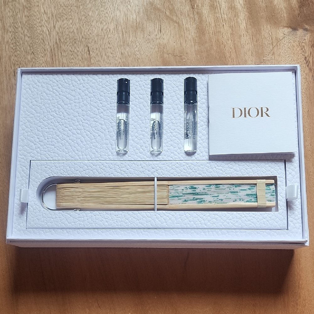 Dior Perfume Trio with Bamboo Accent